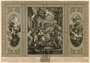 Plafond van het Banketgebouw in Whitehall door Peter Paul Rubens