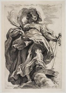 De heilige Catharina van Alexandrië