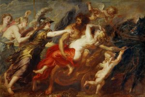 De ontvoering van Proserpina door Peter Paul Rubens