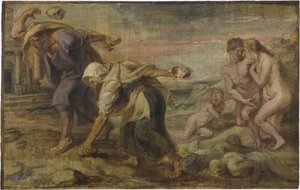 Deucalion en Pyrrha, ca. 1636 door Peter Paul Rubens