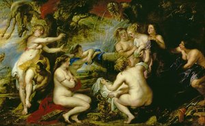 Diana en Callisto, c.1638-40 door Peter Paul Rubens
