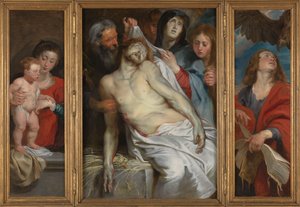 Epitaaf van Jan Michielsen en zijn vrouw Maria Maes door Peter Paul Rubens