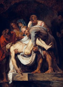 Frans:  The Entombment The Entombment door Peter Paul Rubens
