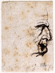 Galba, uit tien tekeningen van acht van de eerste twaalf Caesars, naar de medailles van Giovanni da Cavino door Peter Paul Rubens
