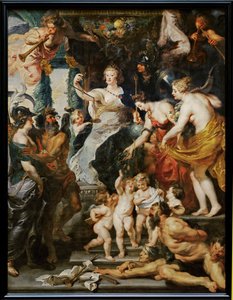 La felicite de la Regence door Peter Paul Rubens