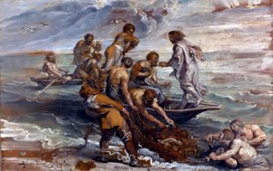 De wonderbaarlijke visvangst door Peter Paul Rubens