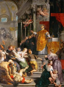 De wonderen van Sint-Ignatius van Loyola door Peter Paul Rubens