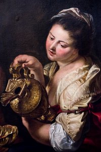 Lot en zijn dochters, ca. 1610 (Olieverf op doek) door Peter Paul Rubens