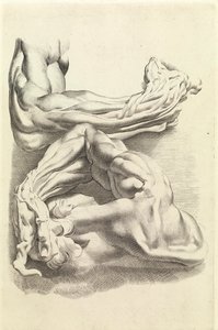 Spieren (gravure) door Peter Paul Rubens