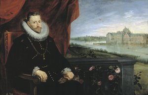 Portret van Aartshertog Albert van Oostenrijk 1559-1621, Gouverneur van de Spaanse Nederlanden, ca. 1615 door Peter Paul Rubens