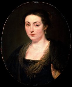 Portret van Isabella Brant, ca. 1615-1620 door Peter Paul Rubens