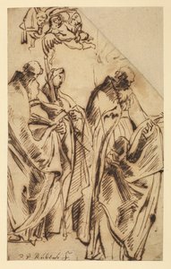 Sint Amandus en Sint Walpurga, ca. 1610 door Peter Paul Rubens