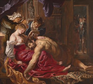 Samson en Delila door Peter Paul Rubens