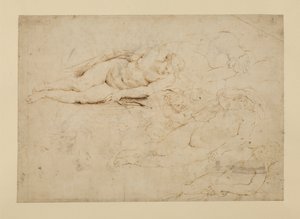 Slapende nimfen door Peter Paul Rubens