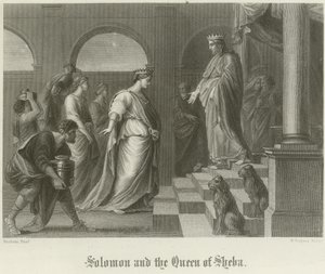 Salomo en de koningin van Sheba door Peter Paul Rubens