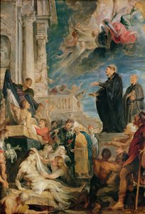 St. Franciscus Xaverius zegent de zieken