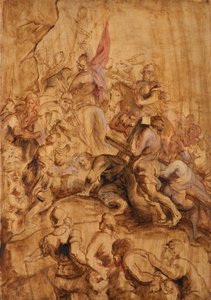 De beklimming naar Golgotha. Het dragen van het kruis door Peter Paul Rubens