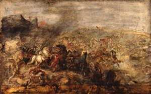 De verovering van Tunis door Karel V door Peter Paul Rubens