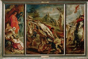 De Kruisverheffing door Peter Paul Rubens