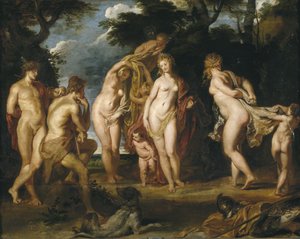 Het oordeel van Paris, ca. 1606