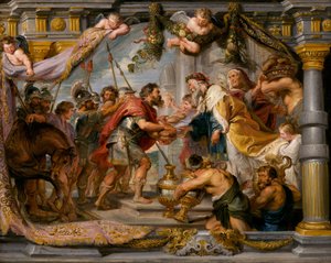 De Ontmoeting van Abraham en Melchizedek, ca. 1626