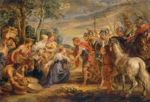 De ontmoeting van David en Abigail