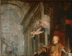 Het wonder van Sint Ignatius Loyola door Peter Paul Rubens