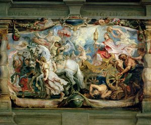 De Triomf van de Kerk over Woede, Haat en Tweedracht, voor 1628 door Peter Paul Rubens