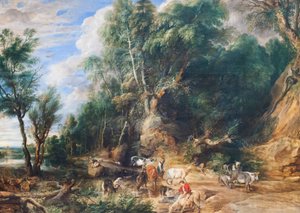 De Waterplaats door Peter Paul Rubens