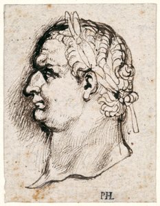 Titus, uit tien tekeningen van acht van de eerste twaalf Caesars, naar de medailles van Giovanni da Cavino door Peter Paul Rubens