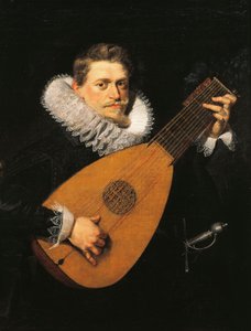 Luitspeler door Peter Paul Rubens