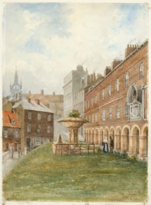 Heilige Jezus Hospitaal, Newcastle upon Tyne door Peter Petersen Toft