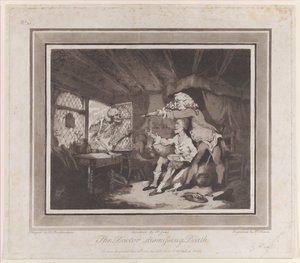 De dokter stuurt de dood weg, 15 september 1785 door Peter Simon