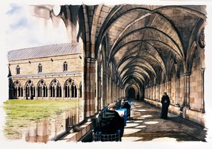 Battle Abbey, 13e eeuw, ca. 1990-2010 door Peter Urmston