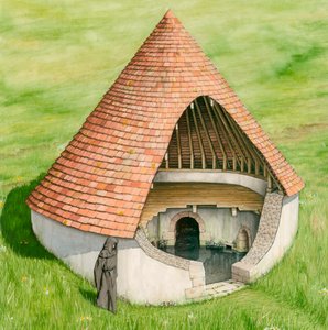 Waterhuis, Abdij van St. Augustinus, Canterbury, Kent