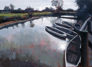 Barcombe Mills, Sussex, 2007 (olieverf op doek)