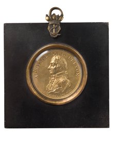 Portretplaquette van admiraal Lord Nelson, c.1805 door Peter Wyon