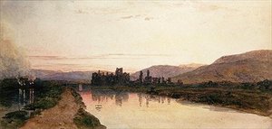 Neath Abbey, Glamorganshire, avond