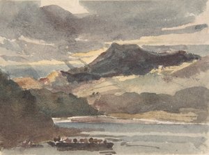 Studie voor De Veerboot door Peter de Wint