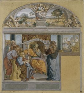 Joseph interpreteert de dromen van de farao door Peter von Cornelius