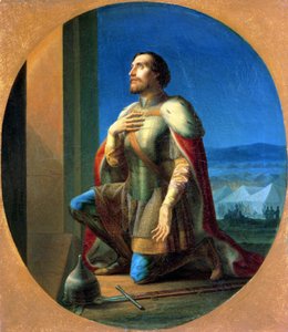 Alexander Nevsky, Prins van Novgorod, Grootvorst van Vladimir door Petr Mikhailovich Shamshin