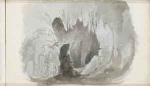 Druipsteengrot door Petrus Johannes Schotel