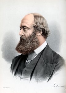 Robert Gascoyne-Cecil, 3e Markies van Salisbury, Britse staatsman en premier, ca. 1890 door Petter and Galpin Cassell