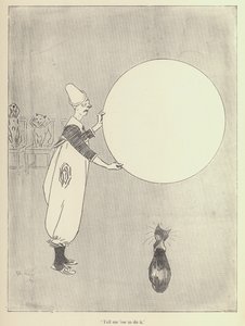 Cartoon door Phil May, uit de jaren 1890 door Phil May
