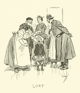 Illustratie voor Phil Mays Gutter-Snipes door Phil May