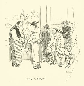 Illustratie voor Phil Mays Gutter-Snipes door Phil May