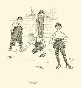 Illustratie voor Phil Mays Gutter-Snipes door Phil May