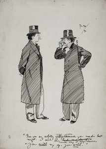 Oscar Wilde en Whistler door Phil May
