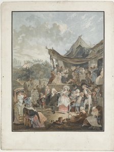 Le Menuet de la mariée, 1786 door Philibert Louis Debucourt