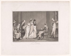 Oordeel van Paris door Philibert Louis Debucourt
